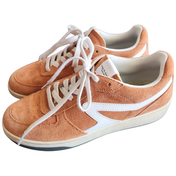 rag & bone Retro Court Sneaker in Sequoia Suede 39.5 US 9.5 Suede Leather - Picture 14 of 14